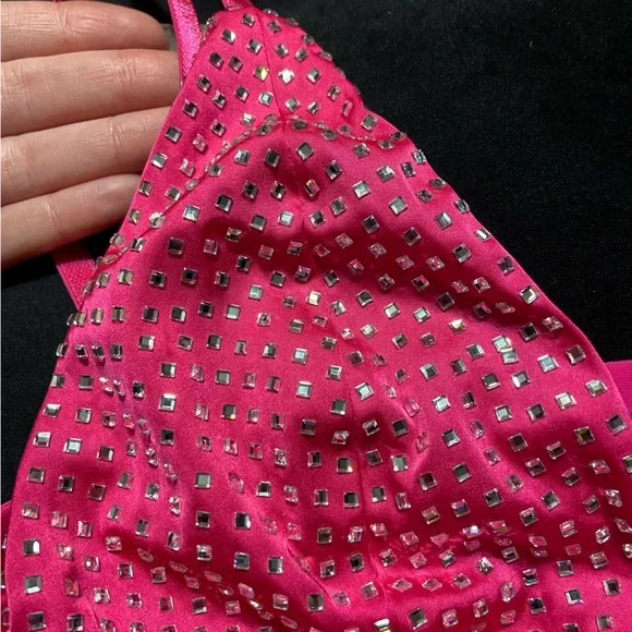 For Love & Lemons Holiday 2019 Diamond Sparkle Bra Size XS - Picture 5 of 6